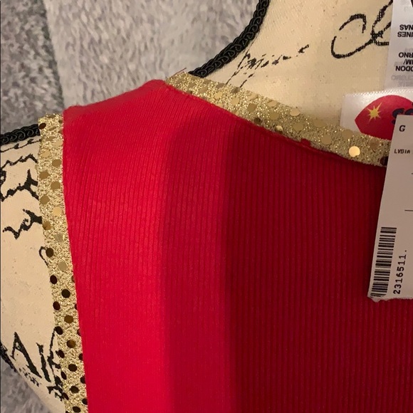 Brand New! Sequenced Dressy Tank - Picture 4 of 5